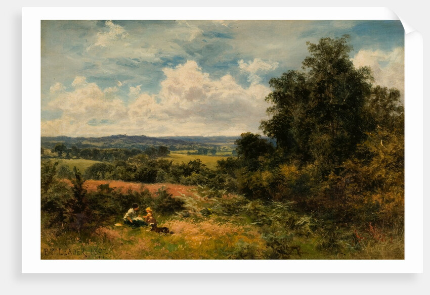 Landscape by Benjamin Williams Leader