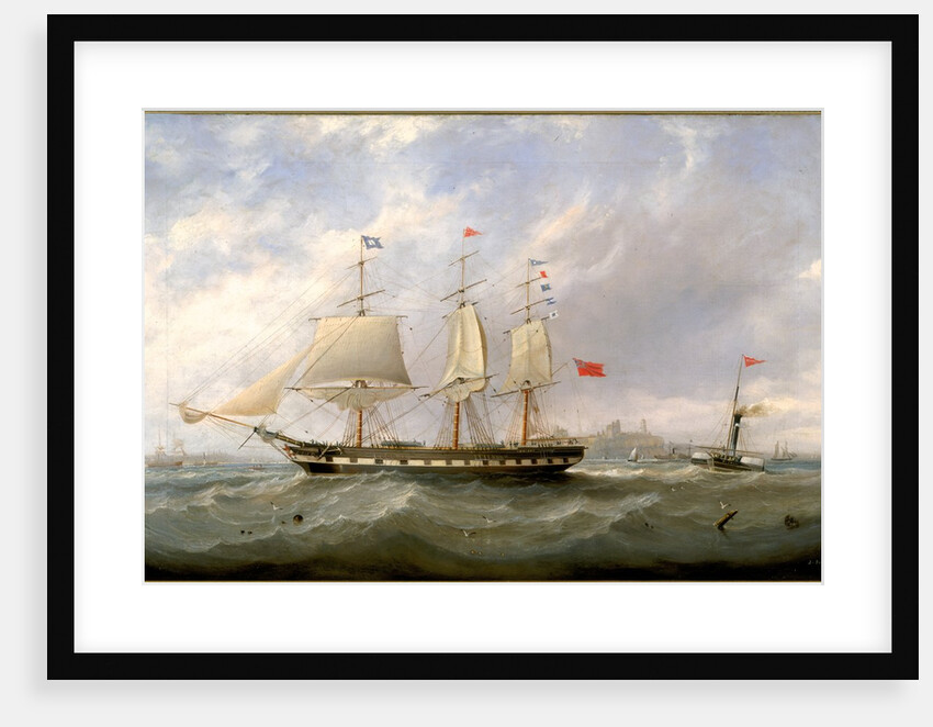 The Sailing Ship Oregon off Tynemouth by John Scott