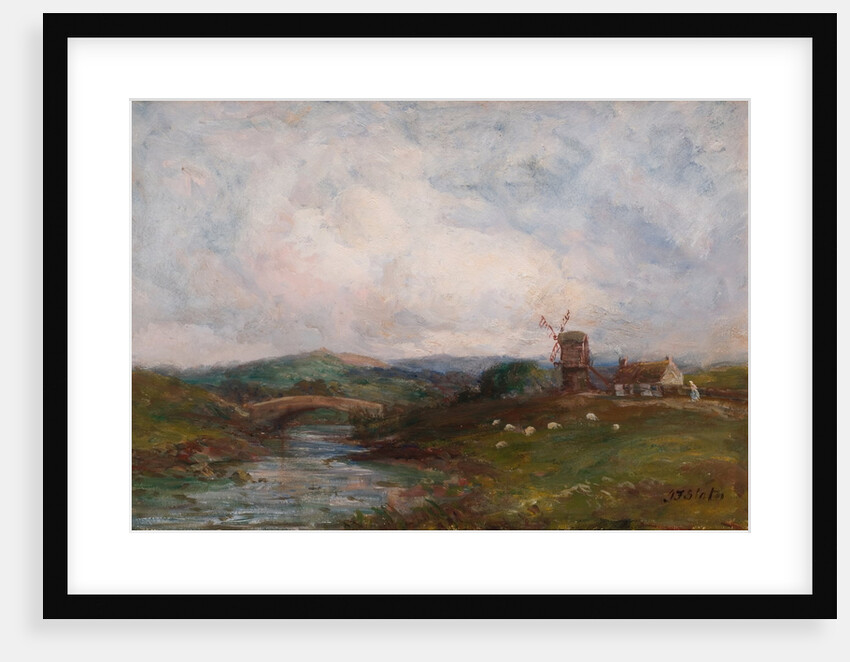 Landscape with Windmill by John Falconar Slater
