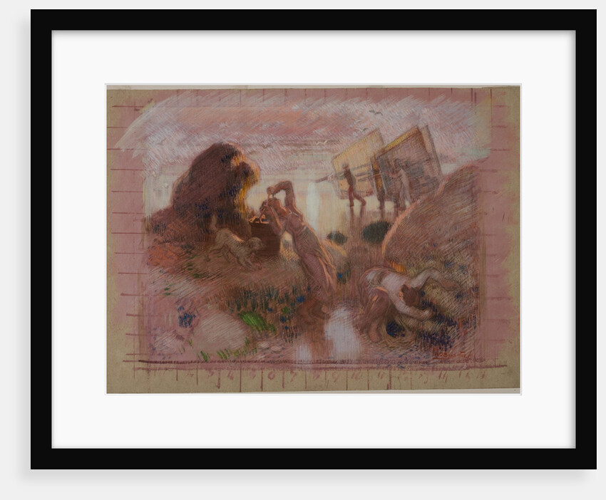 Study for Mussel Gatherers by William Shackleton