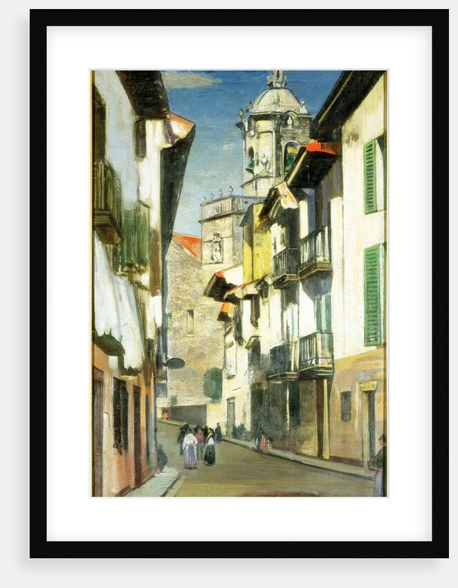 A Street in Fuenterrabia by William York MacGregor