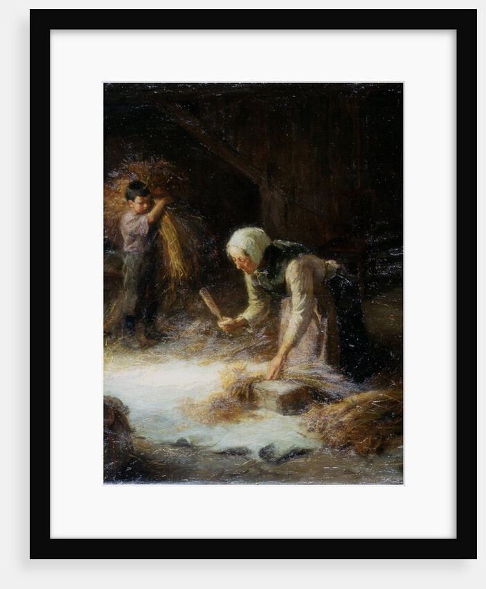 Threshing the Gleanings by Ralph Hedley