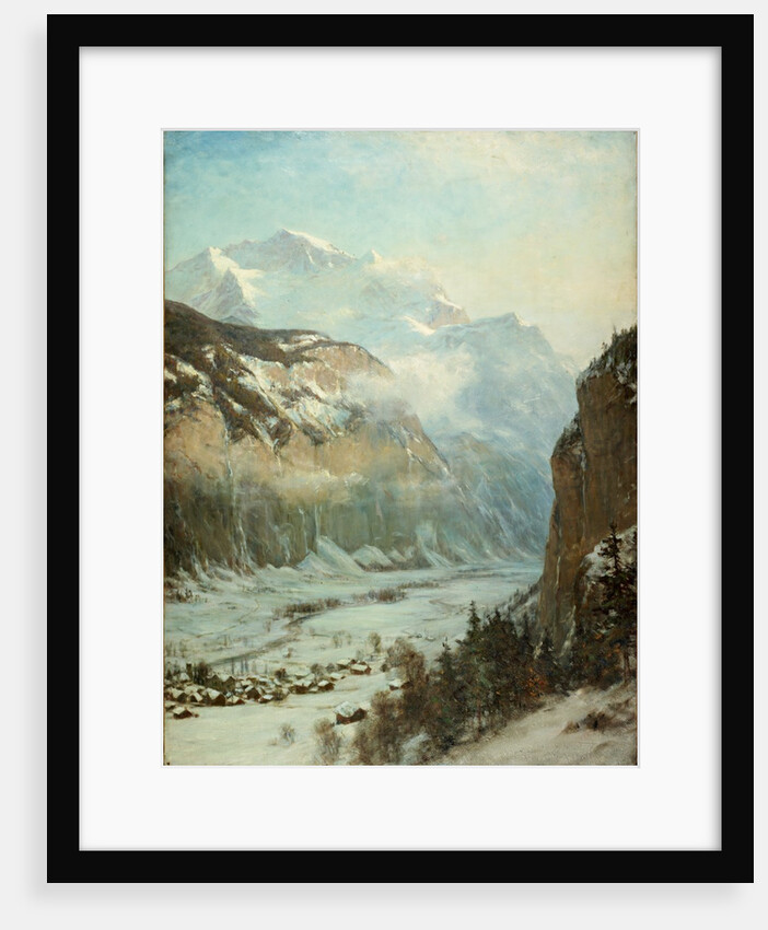 The Lauterbrunnen Valley, Switzerland by Sir Ernest Albert Waterlow