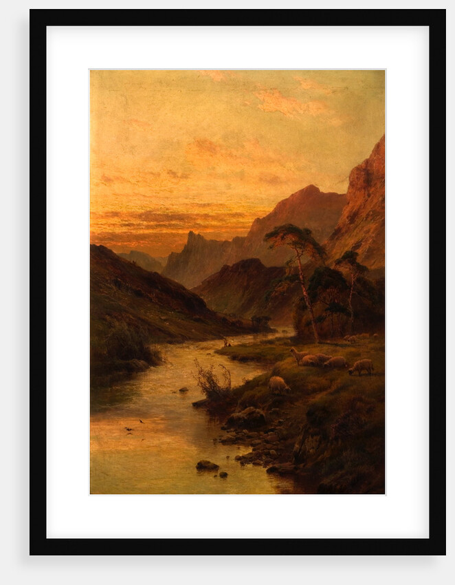 River Foyers at Abertarff by Alfred de Bréanski