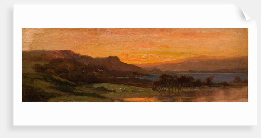 Sunset, Lake Scene by Frank Thomas Carter