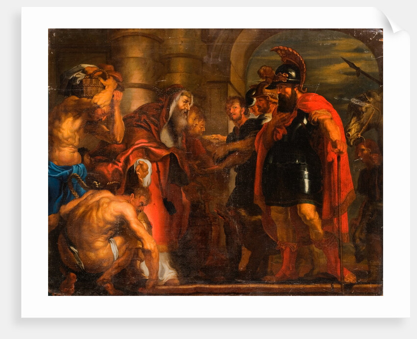 The Meeting of Abraham and Melchisedech by Peter Paul  Rubens