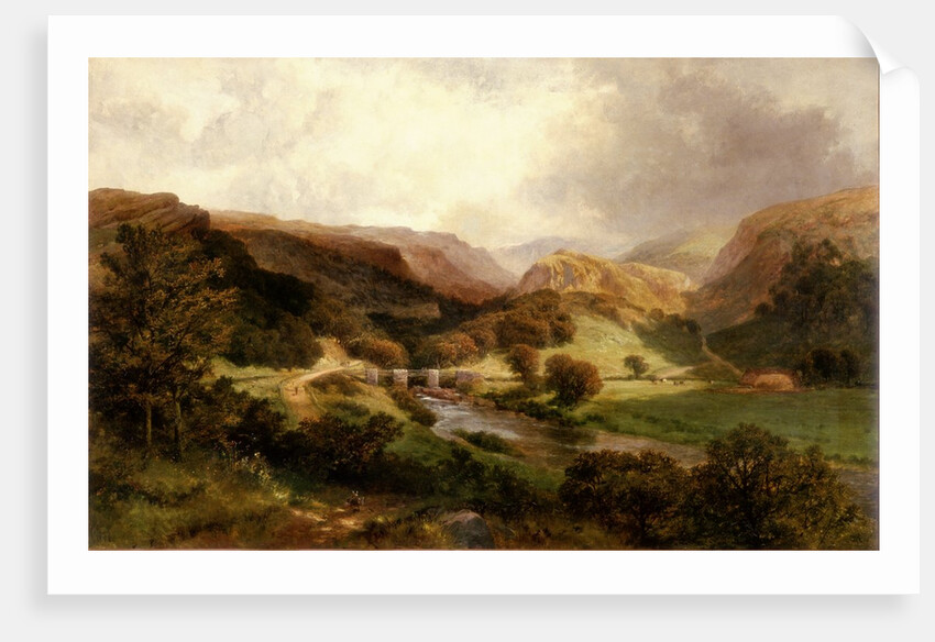 Pont-y-Pant and the Lledr Valley, North Wales by James Peel