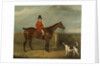 John Hall Kent in Hunting Attire Seated on a Horse by David Dalby