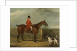 John Hall Kent in Hunting Attire Seated on a Horse by David Dalby