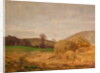 Landscape with Haystacks by Benjamin RBA Haughton