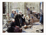 Butter Market, Concarneau by William Lee-Hankey