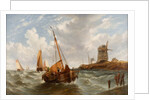 Seascape with Boats by William Adolphus Knell