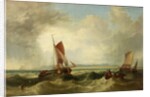 Seascape with Shipping by John Warkup Swift