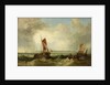 Seascape with Shipping by John Warkup Swift