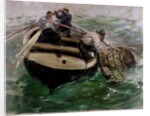 Hauling in Lobster Pots by Charles Napier Hemy