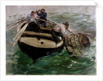 Hauling in Lobster Pots by Charles Napier Hemy