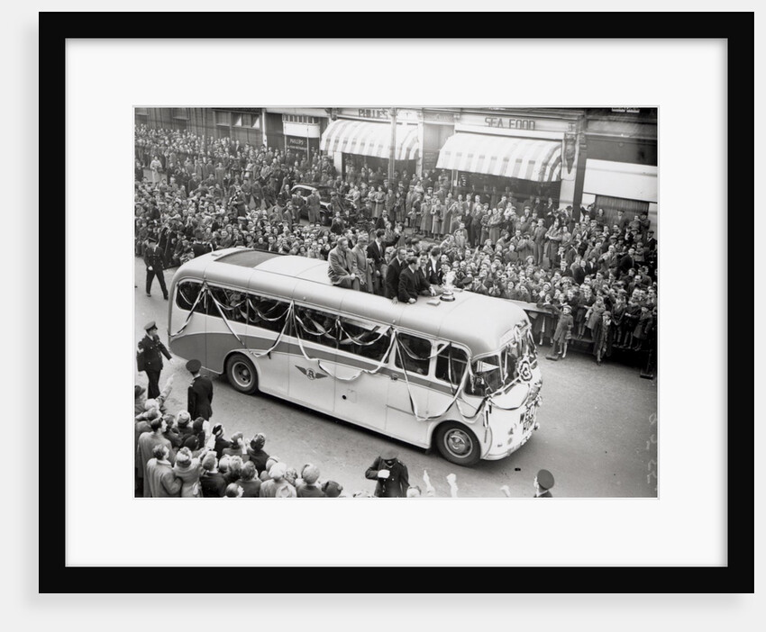 Newcastle United FA Cup Win 1952 by Unknown
