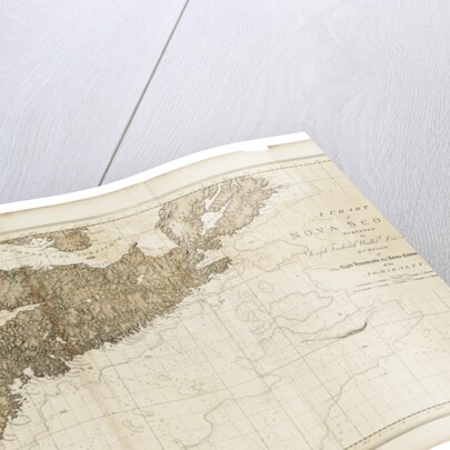 A chart of Nova Scotia by Joseph Frederick Wallet Des Barres