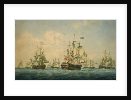 Ships at Spithead 1797 by Nicholas Pocock