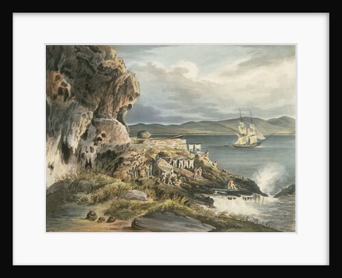 Picturesque views of the Diamond Rock: the 'Centaur' Battery by Joseph Constantine Stadler