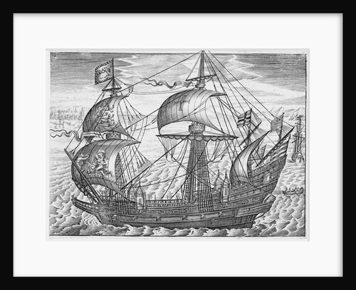 'Ark Royal' (1587) by Claes Jansz Visscher