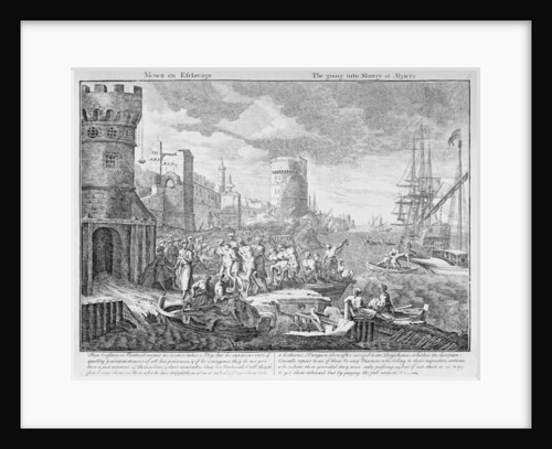 The going into slavery at Algiers by unknown