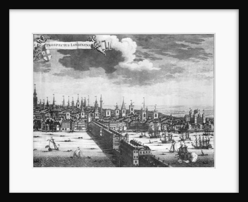 A prospect of the city of London, Plate I by Unknown