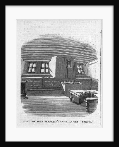 Captain Sir John Franklin's cabin in the 'Erebus' by unknown