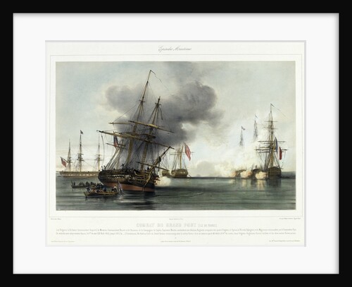 Episodes Maritimes: Combat du Grand Port (Ile de France), 23-25 August 1810 by A. Mayer