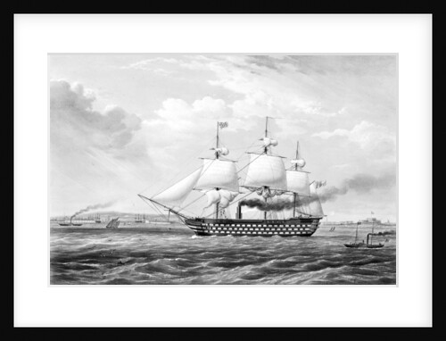 HMS 'The Duke of Wellington', 131 guns by G.H. Atkins