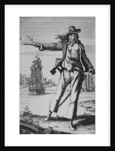 Anne Bonny, female pirate by unknown