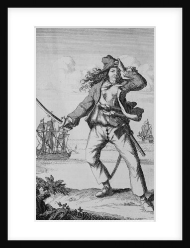 Mary Read, female pirate by F. Wentworth