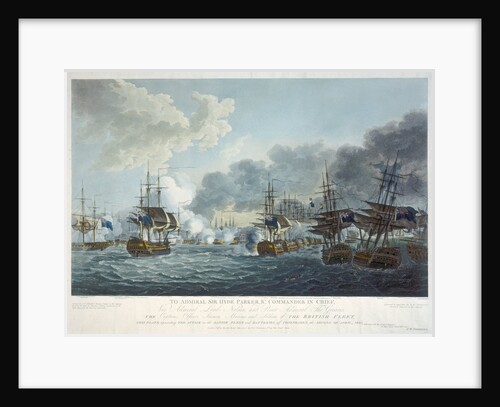 Attack on the Danish fleet and batteries at the Battle of Copenhagen, 2 April 1801 by J.T. Serres
