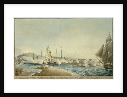 The Conquest of the Island of Curacoa by Four Frigates under the Command of Sir Charles Brisbane by Charles Brisbane