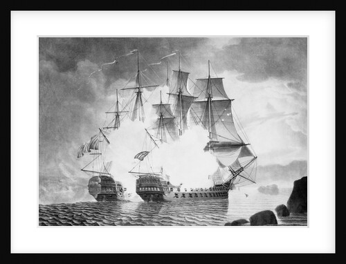 Action between the 'Mars' and 'L' Hercule' on the night of 21 Apri 1798 by unknown