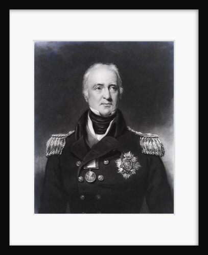Sir Pulteney Malcolm, 1768-1838 (Proof before letters) by Samuel Lane
