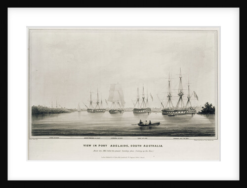 View in Port Adelaide, South Australia by Colonel Light