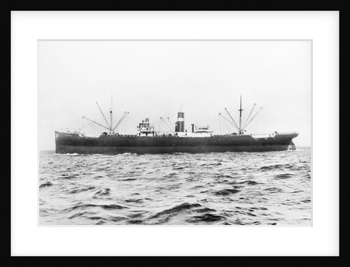 SS 'Gryfevale' portside view, circa 1929 by Unknown