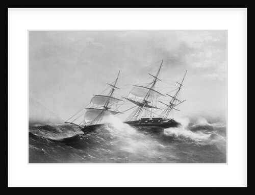The Nile William Strange Commander, outward bound off the Cape by Thomas Goldsworth Dutton