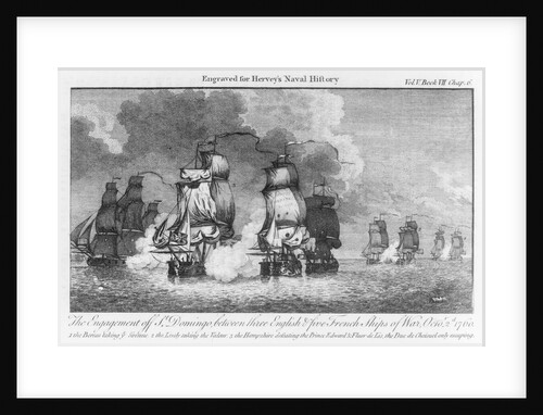 The Engagement off St Domingo by Frederic Hervey (author)