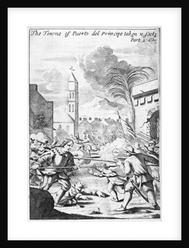 Captain Henry Morgan sacks Puerto Principe, Cuba by Unknown