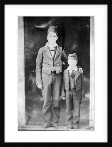 Greenwich Hospital schoolboys, about 1850 by unknown