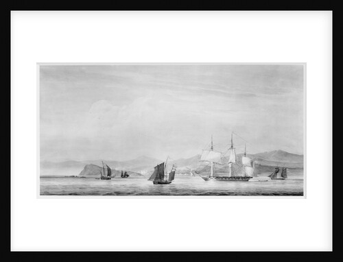 32-gun HMS 'Minerva' (1805) at Finisterre, 1806 by unknown