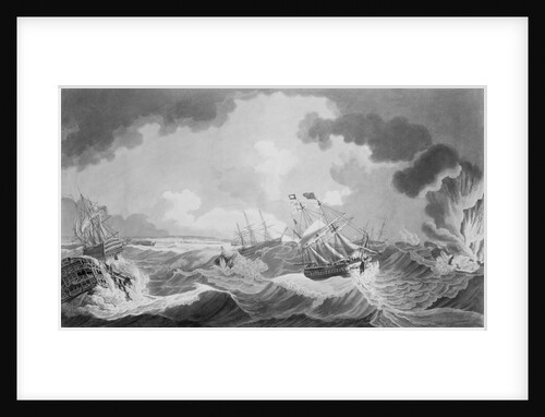 The Battle of Trafalgar, 21 October 1805 by John Thomas Serres