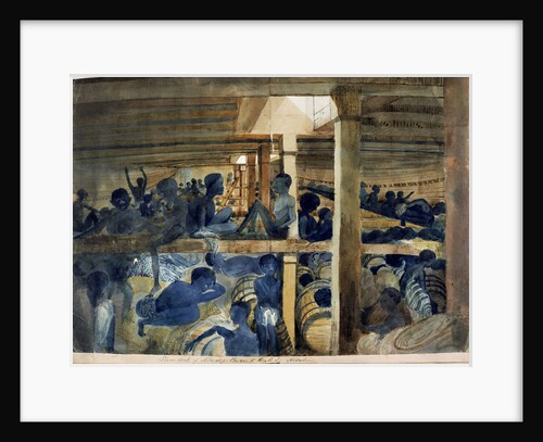 Slaves below deck by Francis Meynell
