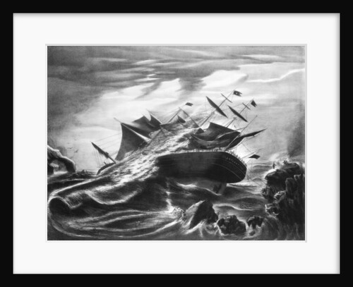Wreck of the 'Atlantic' off Mars Head, Nova Scotia April 1 1873 by J. Soloman