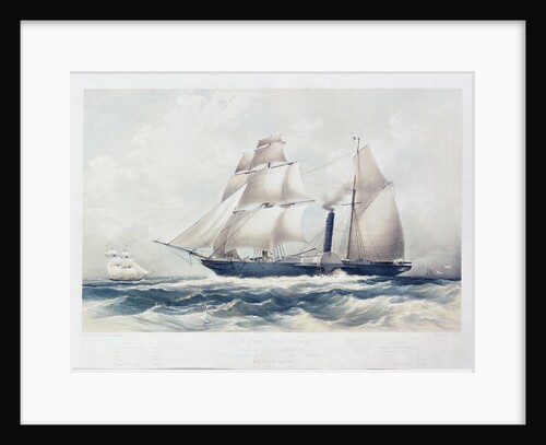 The Iron Steam Frigate 'Guadalupe' (1836) by George Hawkins