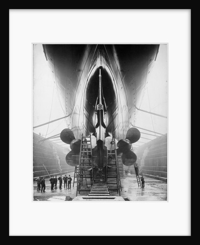 Stern of RMS 'Lusitania' (1906) by unknown