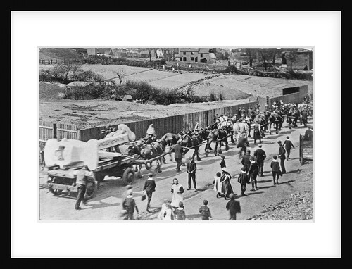 Passenger liner 'Titanic' (Br, 1912) Oceanic Steam Nav Co Ltd, (Ismay Imrie & Co Ltd, managers) (White Star Line): one of her 16 ton anchors leaving Hingley's Works, Netherton, Dudley by unknown