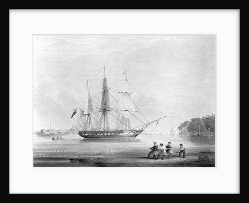HMS 'Cambrian' (Br, 1841) by Edward Duncan
